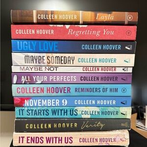 11 Colleen Hoover Books - Includes It Ends With Us, Verity, Ugly Love + more!
